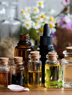 application des huiles essentielles